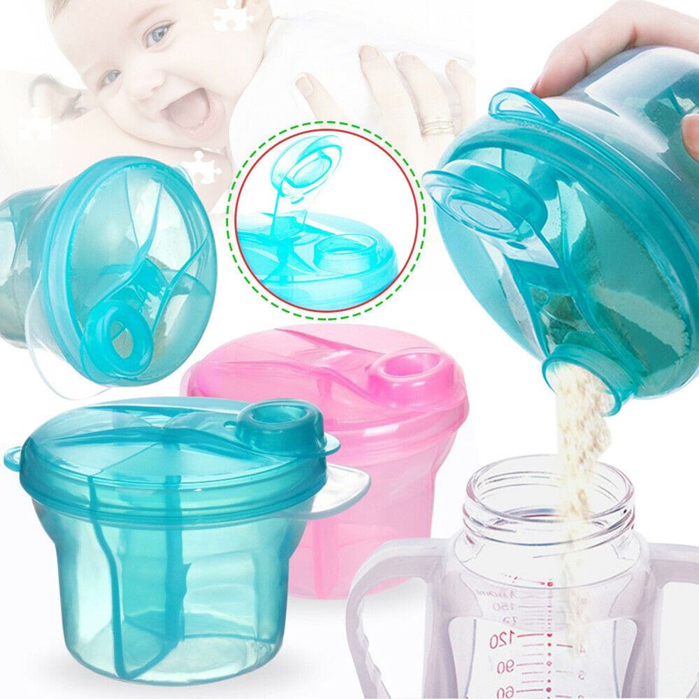 Baby Food Glass Jar - 粉乳ディスペンサー,スナックポット収納,粉乳容器,3回