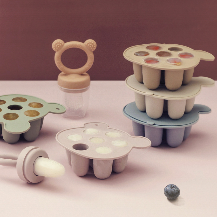 Baby Food Glass Jar - ベビーアイスクリームポップシリコンモールドアイスクリームメーカーアイスキャンディーモールドベビーフルーツフィーディングおしゃぶりおもちゃベビー用品