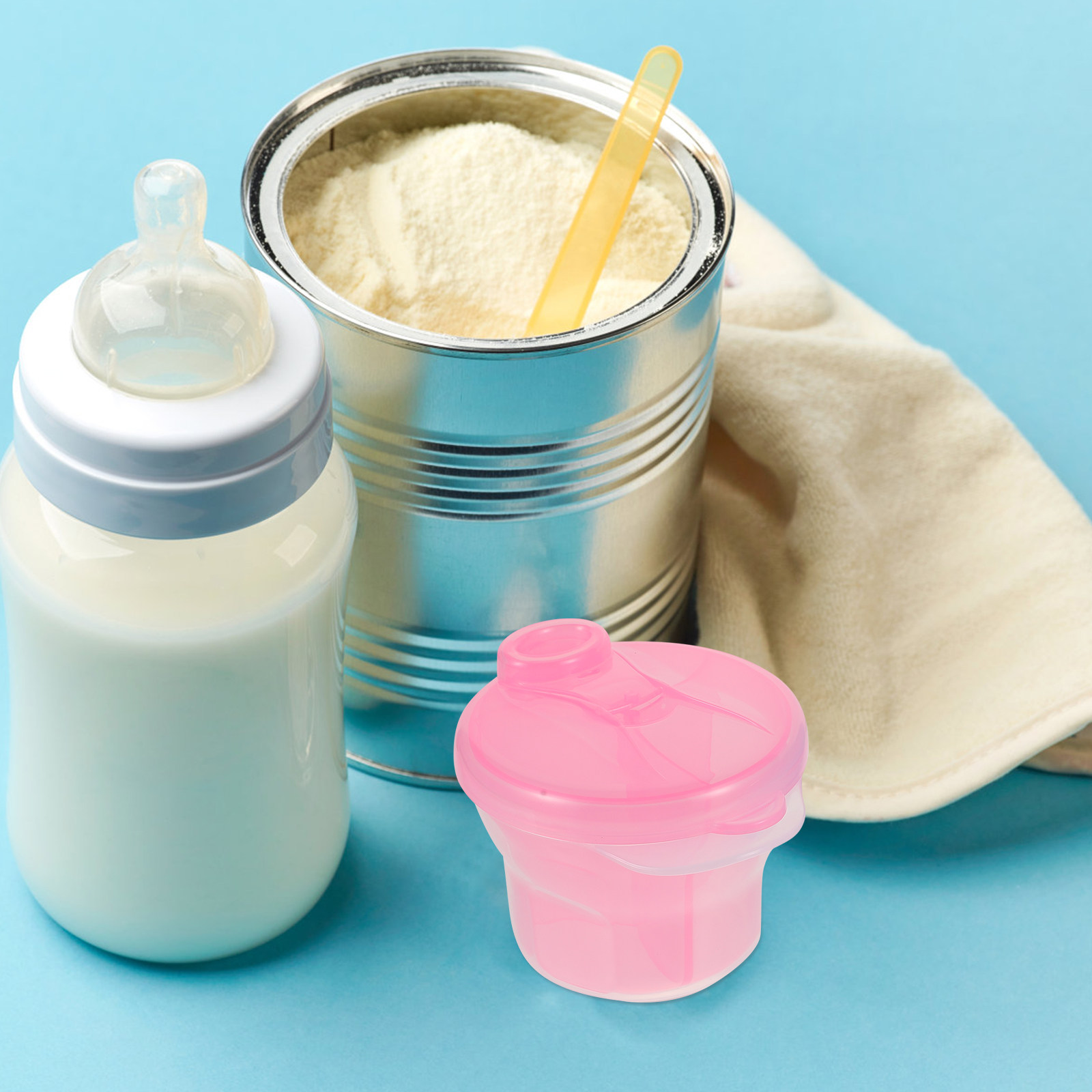 4個入りベビーフード保存ボックス、ミルクパウダーコンテナ、携 - Food Box Baby のレビューと価格