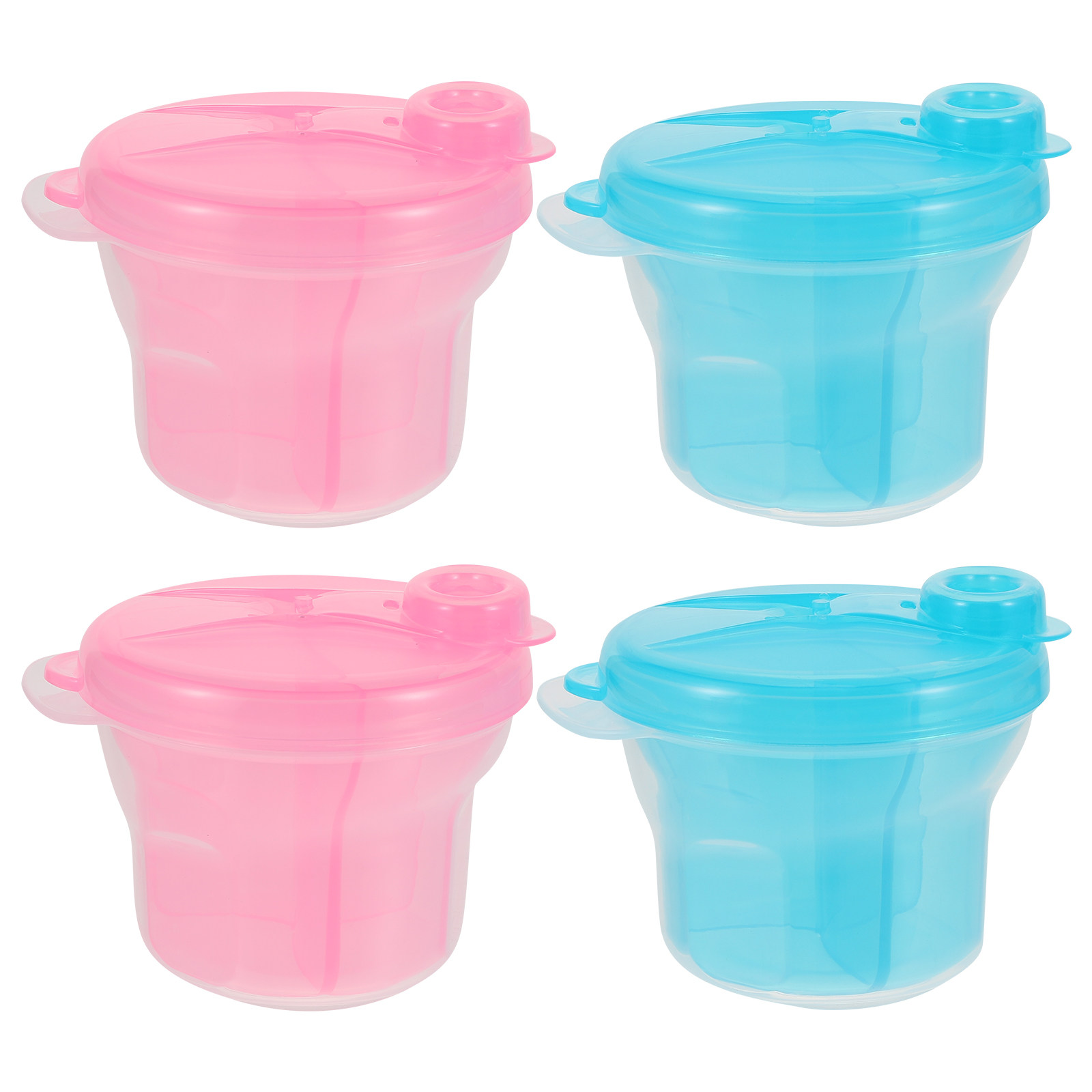 4個入りベビーフード保存ボックス、ミルクパウダーコンテナ、携 - Food Box Baby のレビューと価格