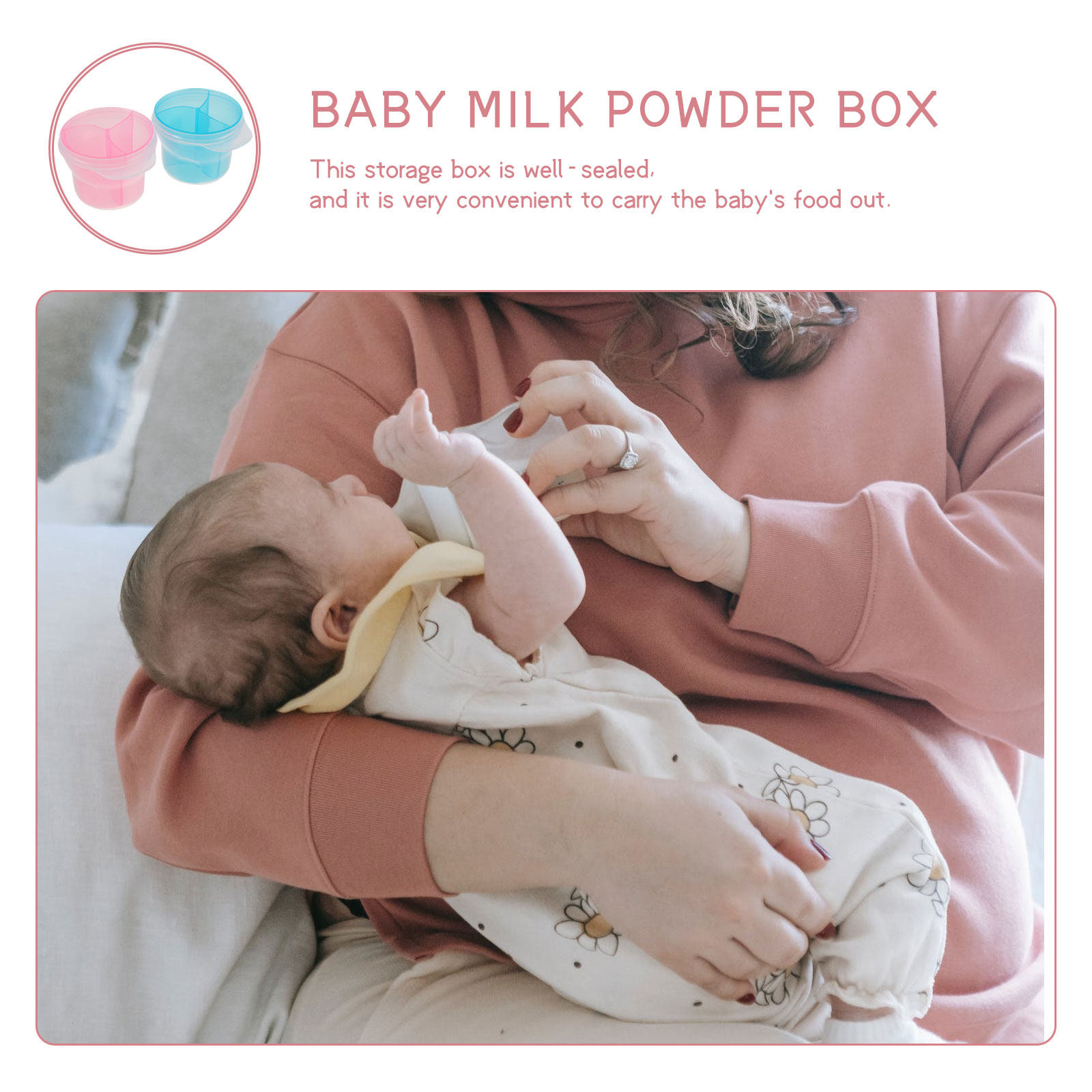 4個入りベビーフード保存ボックス、ミルクパウダーコンテナ、携 - Food Box Baby のレビューと価格