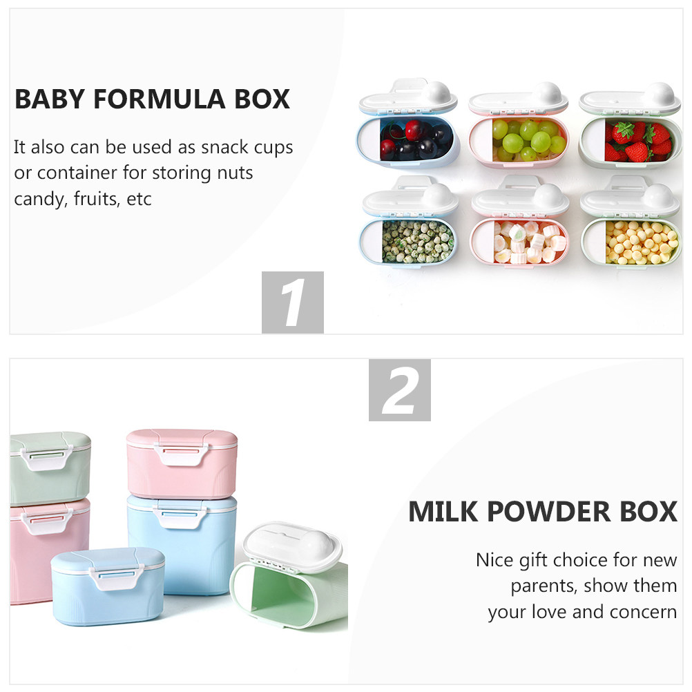 ベビーミルクパウダーディスペンサー ポータブル漏れ防止ベビー - Food Box Baby のレビューと価格