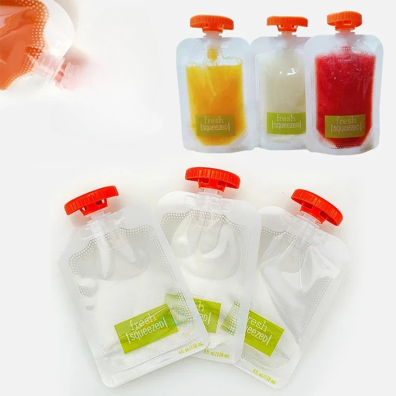 10個のベビーフードとジュースボックスの抗押し出しブラケット - Baby Food Packaging のレビューと価格