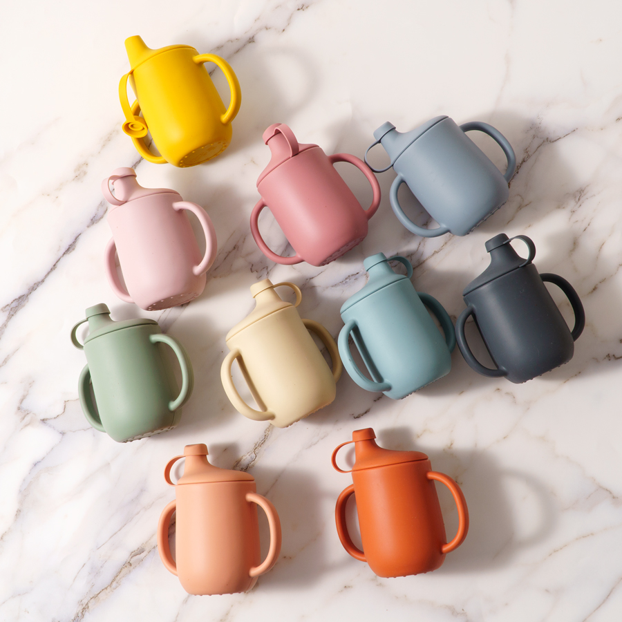 ママと赤ちゃんのためのシリコンカップ,蓋付き,ポータブル,学 - Baby Food Jars With Lids のレビューと価格