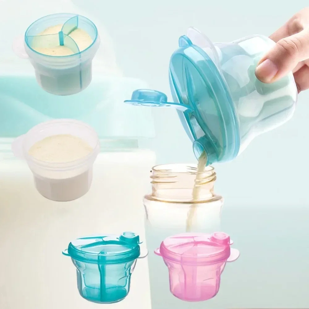 乳児用粉ミルク用 3 グリッド ポータブル フォーミュラ デ - Baby Food Glass Jar のレビューと価格