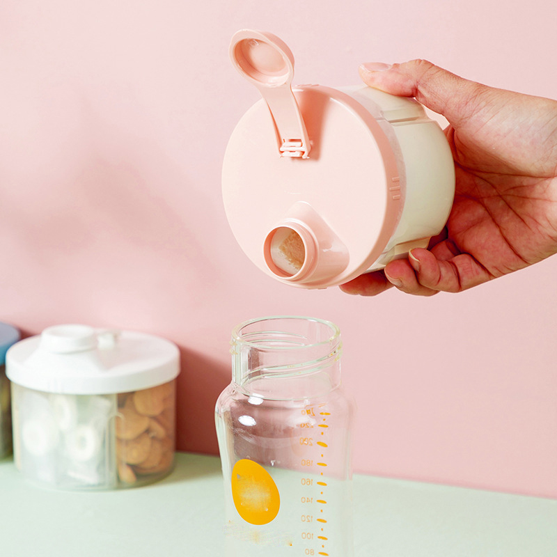 ベビーフードボックス,ポータブル,必須,シリアル,ミルク,粉 - Baby Food Glass Jar のレビューと価格