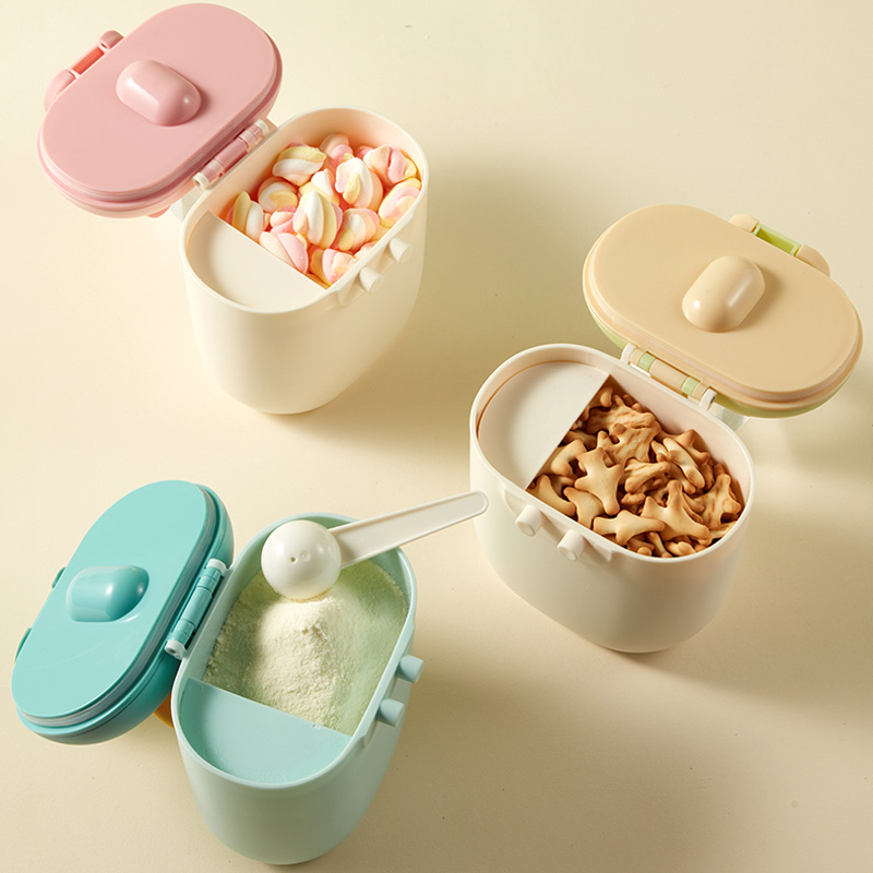 新しいシリコン製うさぎ耳型ミルクディスペンサー、粉ミルク容器 - Baby Food Glass Jar のレビューと価格