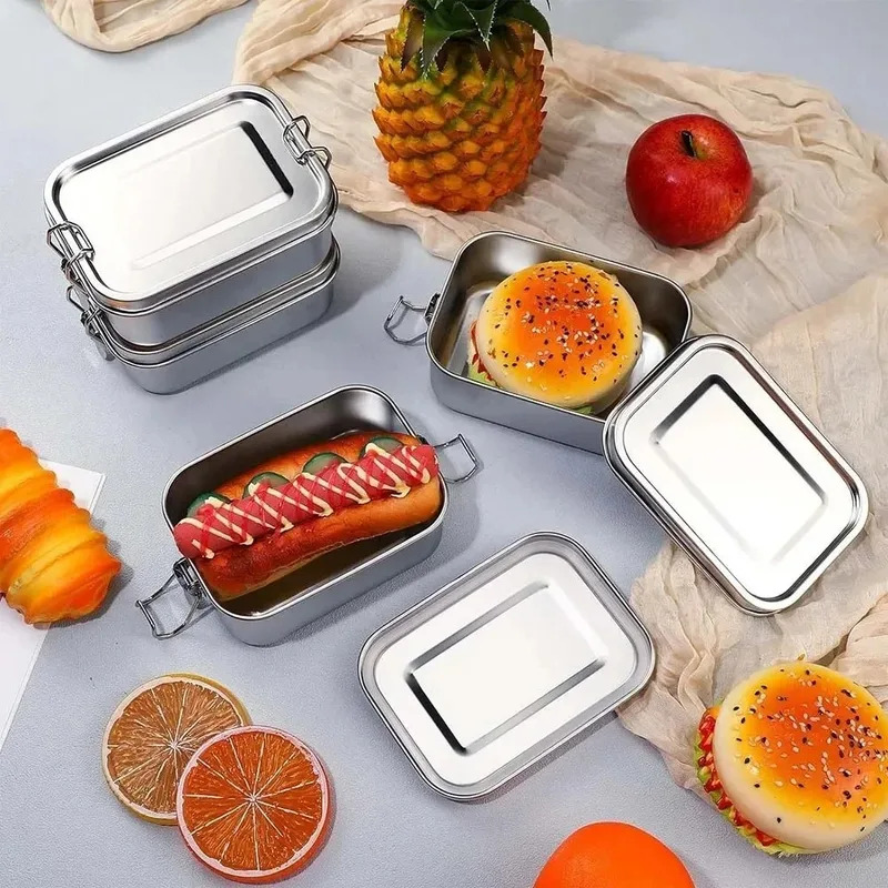304ステンレス鋼製 1200/2400ml ランチボックス - Baby Food Glass Jar のレビューと価格