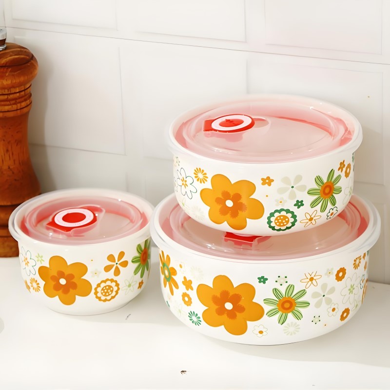 日本の磁器製弁当箱,3個セット,屋内用,温かい料理用,容器付 - Food Box Baby のレビューと価格