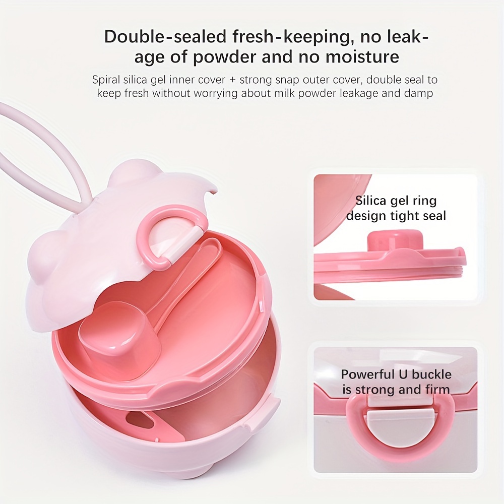 1pc ポータブル 4 層粉ミルクボックス、粉ミルク容器、食 - Baby Food Glass Jar のレビューと価格