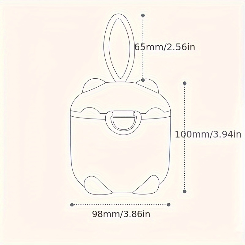 1pc ポータブル 4 層粉ミルクボックス、粉ミルク容器、食 - Baby Food Glass Jar のレビューと価格