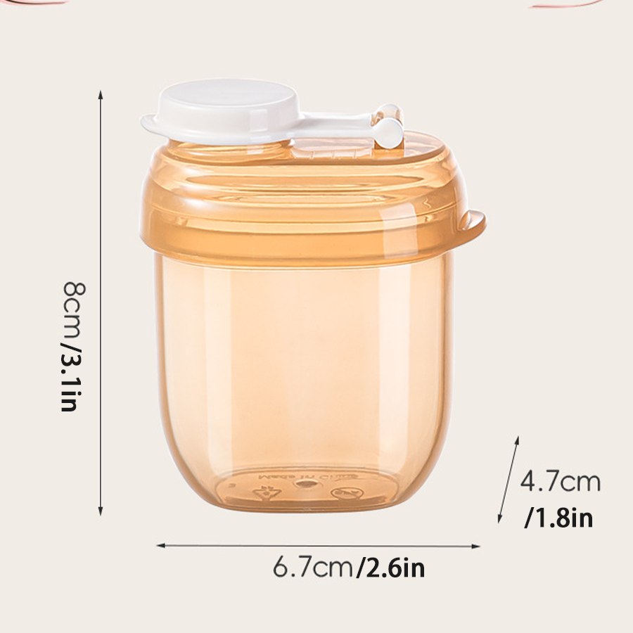 粉ミルクディスペンサー、ポータブルワンミールワンコンパートメ - Baby Food Glass Jar のレビューと価格