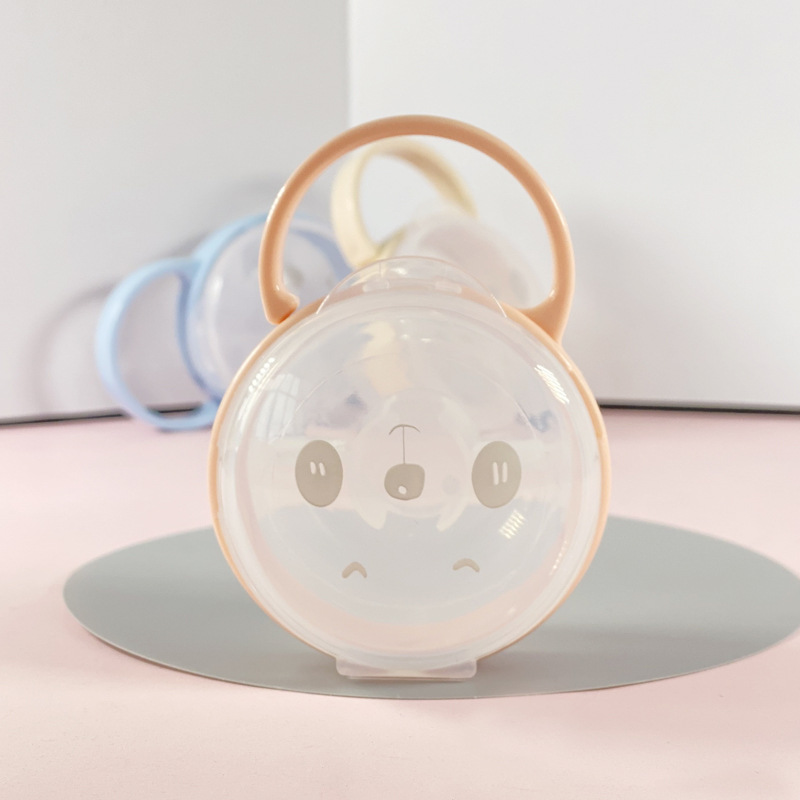 新しいベビーおしゃぶり用クリア防塵ケース、ハンドル付きのかわ - Food Box Baby のレビューと価格