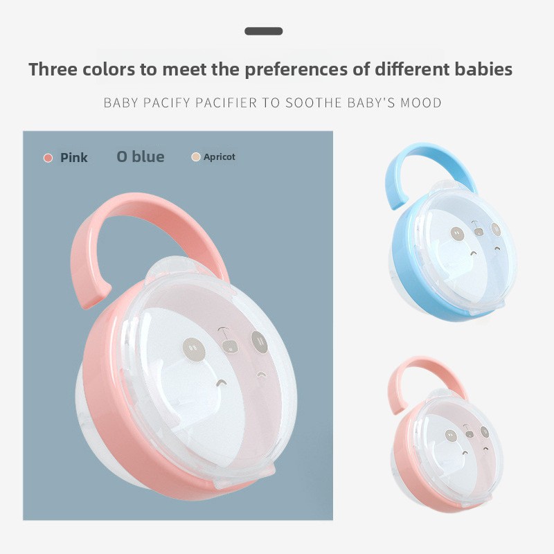 新しいベビーおしゃぶり用クリア防塵ケース、ハンドル付きのかわ - Food Box Baby のレビューと価格