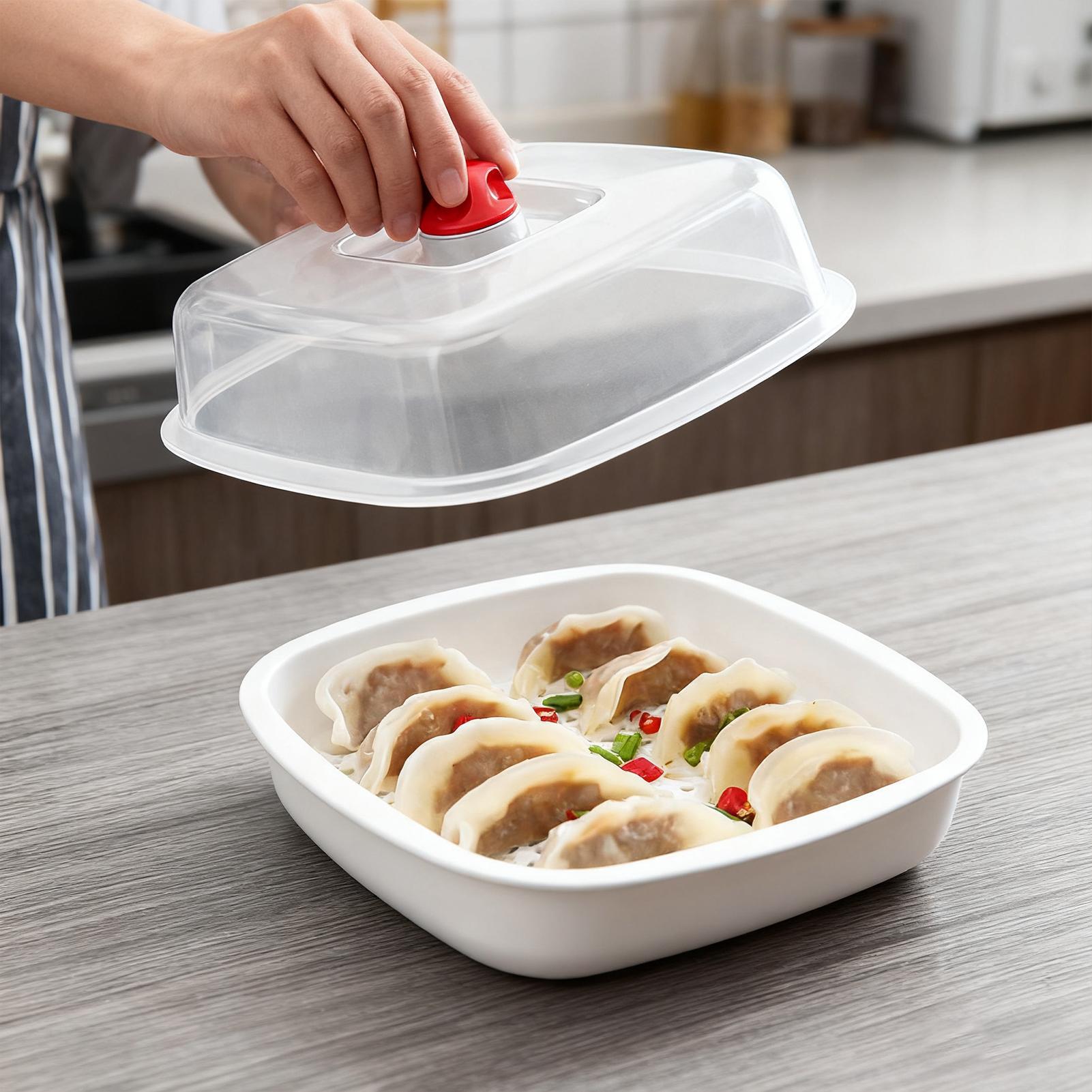 食品グレードの電子レンジ蒸し器、蓋付きキッチン調理バスケット - Baby Food Gerber のレビューと価格